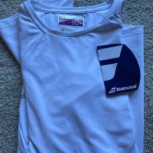 Babolat White Performance Tennis Tee